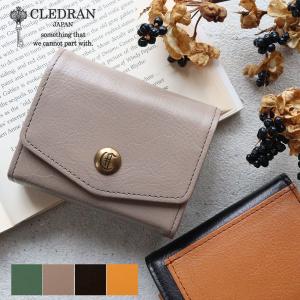 CLEDRAN（クレドラン） 三つ折り財布 折りたたみ ウォレット 日本製