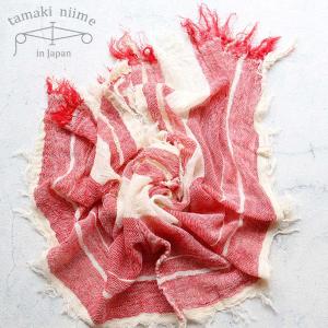 tamaki niime ワンピース 播州織 Aライン ウール WOOL fuwa-T LONG