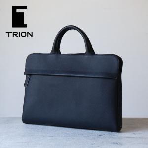 TRION トライオン バッグ SS112(V) 薄マチブリーフケース38cm ドキュメントケース A4 本革 サフィアーノレザー｜arista