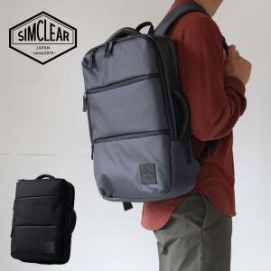 【BLACK5/2入荷】 ビジネスリュック スクエア サコッシュ付き 17インチPC収納可能 A4 撥水 SIMCLEAR シムクリア 多機能 TSB12 TSUNAGU BAG SQUARE リュックサックの商品画像