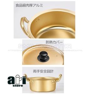 鍋 両手鍋 16cm/18cm/20cm 韓国...の詳細画像2