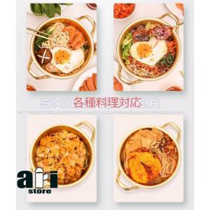 鍋 両手鍋 16cm/18cm/20cm 韓国...の詳細画像3
