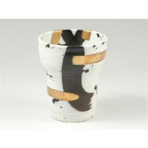 保温保冷 二重構造】有田 波佐見焼 清山窯 ゼブラ銀彩 キーポ焼酎