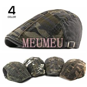 ハンチング 帽子 メンズ ゴルフ帽子 レディース 男女兼用 迷彩柄 ハンチングワッフルつばロング キャップ ぼうし UVカット 軽量 プレゼント 夏アイテム