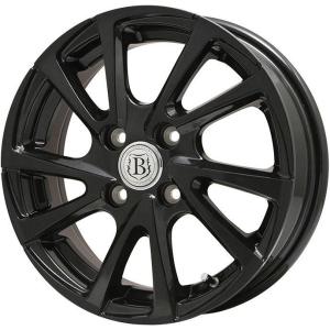 155/65R13 スタッドレスタイヤ ホイール4本セット BRIDGESTONE ブリザック VRX3 (軽自動車用) BRANDLE E04B 13インチ｜ark-tire