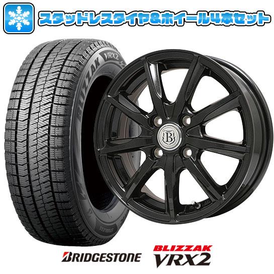 145/80R13 スタッドレスタイヤ ホイール4本セット BRIDGESTONE ブリザック VR...