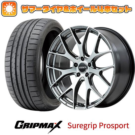 215/45R18 夏タイヤ ホイール４本セット (5/114車用) GRIPMAX シュアグリップ...