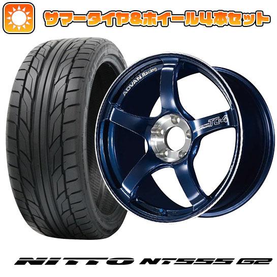 225/40R18 夏タイヤ ホイール４本セット (5/114車用) NITTO NT555 G2 ...