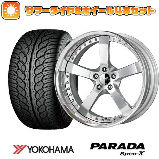 235/55R20 夏タイヤ ホイール4本セット YOKOHAMA PARADA Spec-X (5...
