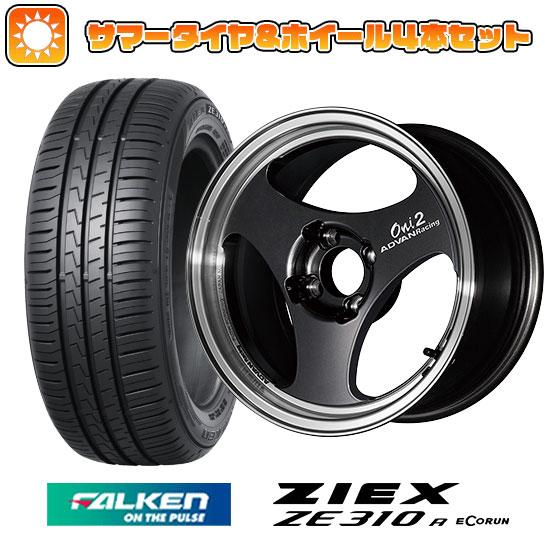 195/65R15 夏タイヤ ホイール４本セット (4/100車用) FALKEN ジークス ZE3...