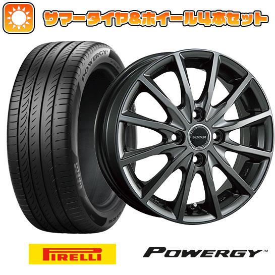 195/65R15 夏タイヤ ホイール４本セット (4/100車用) PIRELLI パワジー ブリ...