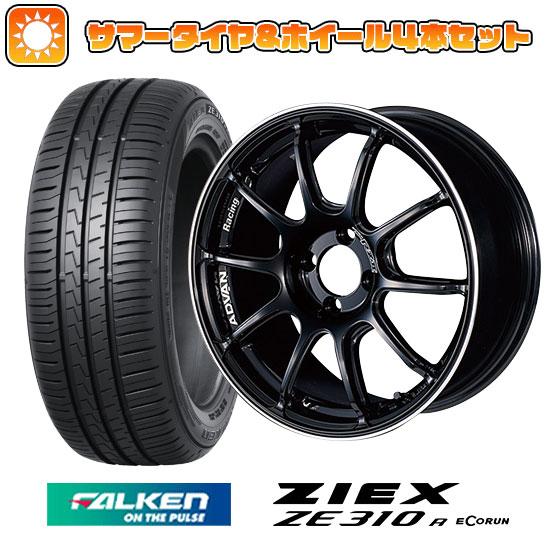 195/65R15 夏タイヤ ホイール４本セット (4/100車用) FALKEN ジークス ZE3...