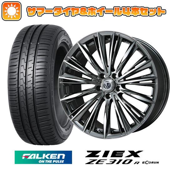 215/40R18 夏タイヤ ホイール４本セット (5/100車用) FALKEN ジークス ZE3...