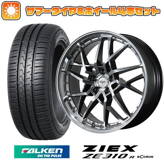 225/45R18 夏タイヤ ホイール４本セット (5/114車用) FALKEN ジークス ZE3...