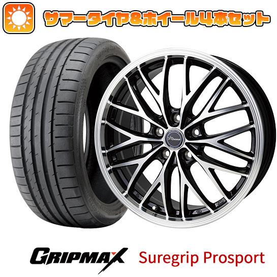 225/45R18 夏タイヤ ホイール４本セット (5/114車用) GRIPMAX シュアグリップ...