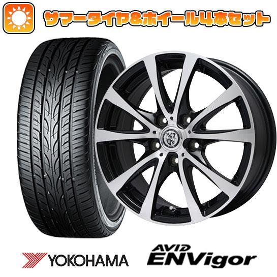 225/45R18 夏タイヤ ホイール４本セット (5/114車用) YOKOHAMA エイビッド ...