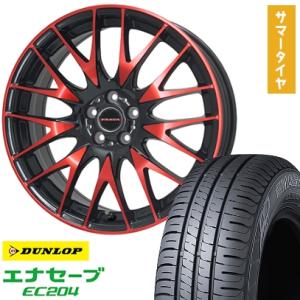 225/50R18 夏タイヤ ホイール4本セット DUNLOP エナセーブ EC204 (5/114...