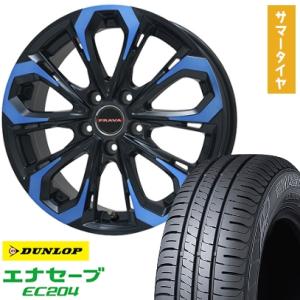 225/50R18 夏タイヤ ホイール4本セット DUNLOP エナセーブ EC204 (5/114...