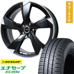 225/50R18 夏タイヤ ホイール4本セット DUNLOP エナセーブ EC204 (5/114...