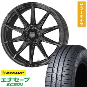 225/50R18 夏タイヤ ホイール4本セット DUNLOP エナセーブ EC204 (5/114...