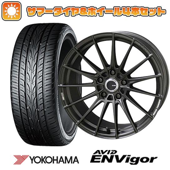 225/55R18 夏タイヤ ホイール４本セット (5/114車用) YOKOHAMA エイビッド ...