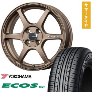 ECOS 165/50R15 夏タイヤ ホイール4本セット エブリイワゴン YOKOHAMA