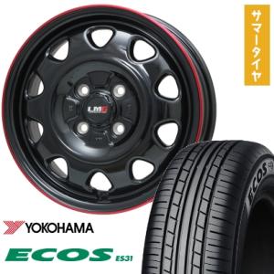 Nissan 15インチ ホイールセット Yokohama ECOS ECOS 165/55R15 夏タイヤ ホイール4本セット ヨコハマ エコス ES31