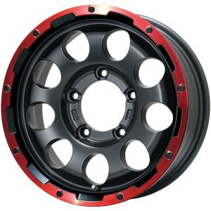 【新品】ジムニーシエラ 夏タイヤ ホイール4本セット 225/70R16 インセプション A/T RWL(限定) LMG CS-9 マットブラック/レッドリム 16インチ｜ark-tire