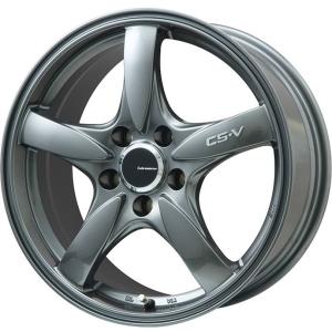 225/60R17 夏タイヤ ホイール4本セット YOKOHAMA ブルーアース ES32 (5/114車用) LEHRMEISTER CS-V(ガンメタ) 17インチ｜ark-tire