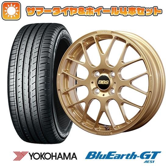 195/55R15 夏タイヤ ホイール４本セット (4/100車用) YOKOHAMA ブルーアース...