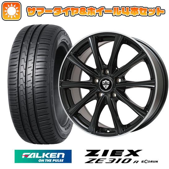 195/55R16 夏タイヤ ホイール4本セット FALKEN ジークス ZE310R エコラン（限...