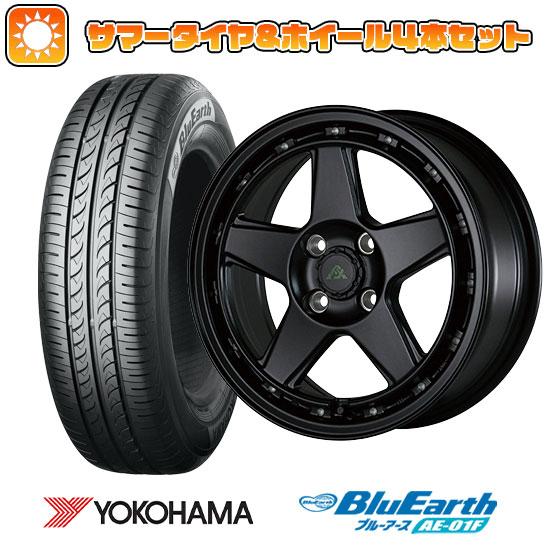 195/55R16 夏タイヤ ホイール4本セット YOKOHAMA ブルーアース AE-01F (4...