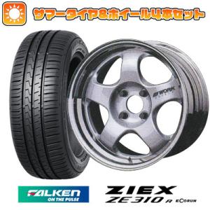 185/60R15 夏タイヤ ホイール4本セット FALKEN ジークス ZE310R エコラン（限定） (4/100車用) WORK マイスター S1 2P 15インチ｜ark-tire