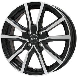 195/65R15 夏タイヤ ホイール4本セット YOKOHAMA ブルーアース RV-03 (5/114車用) BRANDLE N52BP 15インチ｜ark-tire