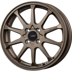 205/50R16 夏タイヤ ホイール4本セット YOKOHAMA ブルーアース ES32 (4/100車用) LEHRMEISTER LMスポーツLM-10R(ブロンズ) 16インチ｜ark-tire