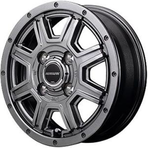 【新品】軽トラ 軽バン 夏タイヤ ホイール４本セット 145/80R12 グリップマックス Stature HC-V RWL 80/78N (限定) MID ロードマックス マッドライダー 12インチ｜ark-tire