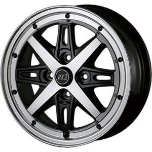 【新品 軽自動車】軽トラ 軽バン 夏タイヤ ホイール４本セット 145/80R12 ブリヂストン エコピア R710 80/78N(限定) アルジェノン フェニーチェ RX-2 12インチ｜ark-tire