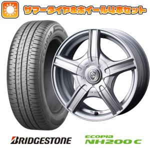 155/65R13 夏タイヤ ホイール4本セット BRIDGESTONE エコピア NH200 C (軽自動車用) ウェッズ トレファー MH 13インチ｜ark-tire