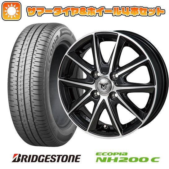 155/65R13 夏タイヤ ホイール4本セット BRIDGESTONE エコピア NH200 C ...