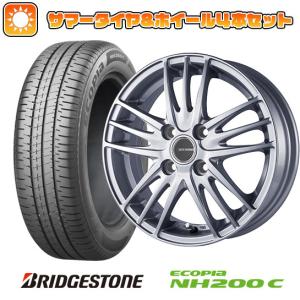 155/65R14 夏タイヤ ホイール4本セット N-BOX タントカスタム ワゴンR BRIDGESTONE エコピア NH200 C BRIDGESTONE エコフォルム SE-18 14インチ｜ark-tire