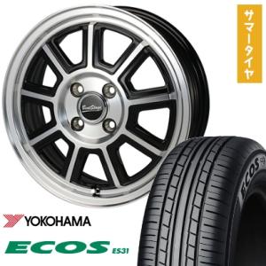 ECOS 165/55R14 夏タイヤ ホイール4本セット YOKOHAMA エコス ES31 (軽