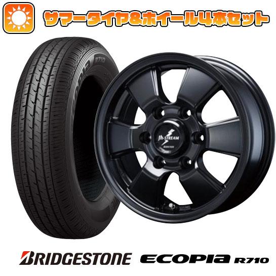 195/80R15 夏タイヤ ホイール4本セット ハイエース200系 BRIDGESTONE エコピ...