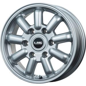 215/65R16 夏タイヤ ホイール4本セット ハイエース200系 GRIPMAX スタチャー HC-V RWL 109/107S（限定） LEHRMEISTER LMG MOS-9(シルバー) 16インチ｜ark-tire