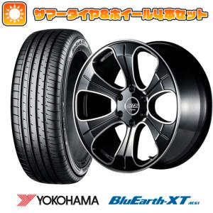 【新品】ハイエース200系 夏タイヤ ホイール４本セット 225/50R18 ヨコハマ ブルーアース XT AE61 エムテクノ M.T.S.JAPAN MJ18-01S 18インチ｜ark-tire