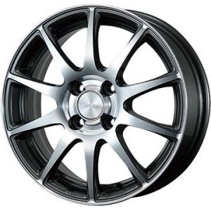 【新品国産4穴100車】 夏タイヤ ホイール4本セット 175/65R14 ミレバー ハーモニック MP270(限定) ブリヂストン エコフォルム CRS23 14インチ｜ark-tire