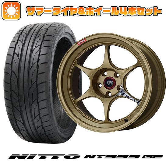 225/40R18 夏タイヤ ホイール４本セット (5/100車用) NITTO NT555 G2 ...