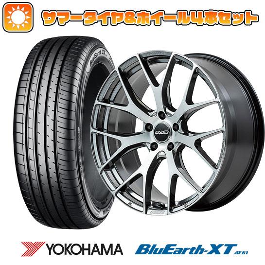 225/55R19 夏タイヤ ホイール4本セット YOKOHAMA ブルーアース XT AE61 (...