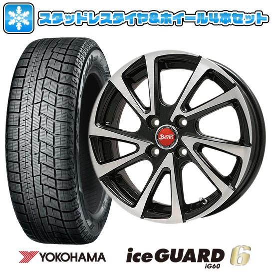 145/80R13 スタッドレスタイヤ ホイール4本セット YOKOHAMA アイスガード シックス...