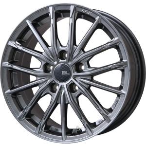 205/60R16 スタッドレスタイヤ ホイール4本セット BRIDGESTONE ブリザック VRX3 (5/114車用) ブランドルライン DF-10M ハイパーグレー 16インチ