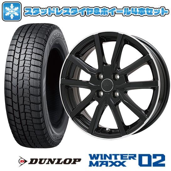 215/60R16 スタッドレスタイヤ ホイール4本セット DUNLOP ウインターマックス 02 ...